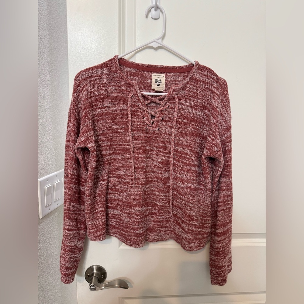 Billabong Maroon Knit Sweater